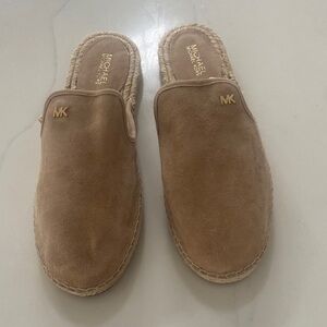 Michael Kors Brown Suede Women slides